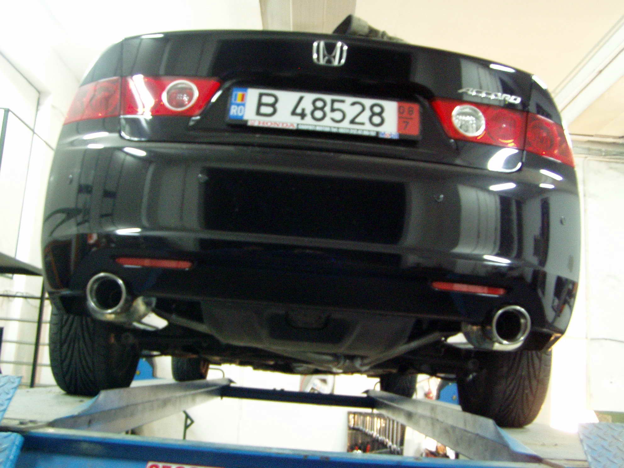 Ornament esapament inox tips rot. 100 mm . Inlet 63, P049-2 3 HondaAccord2.0C ta04 Ornament esapament inox tips rot. 100 mm . Inlet 63, P049-2 - imagine 3