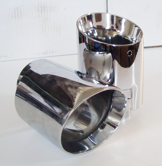Ornament esapament inox tips rotund 90, inlet 63 Cod P044-5 1 P044 5 Ornament esapament inox tips rotund 90, inlet 63 Cod P044-5