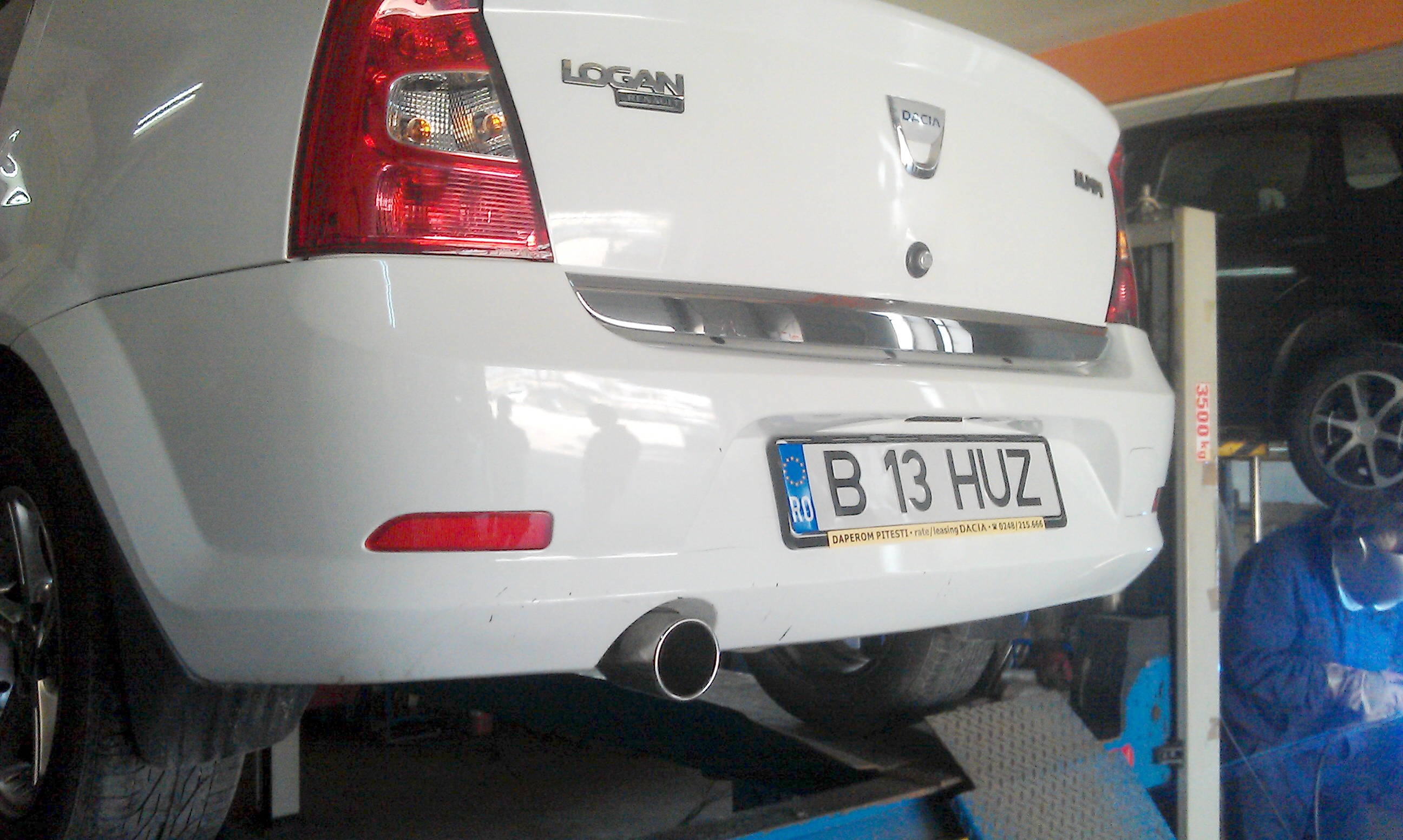 Toba finala Logan inox sport omologata RAR 3 Dacia Logan tobe inox PILOT 03 Toba finala Logan inox sport omologata RAR - imagine 3