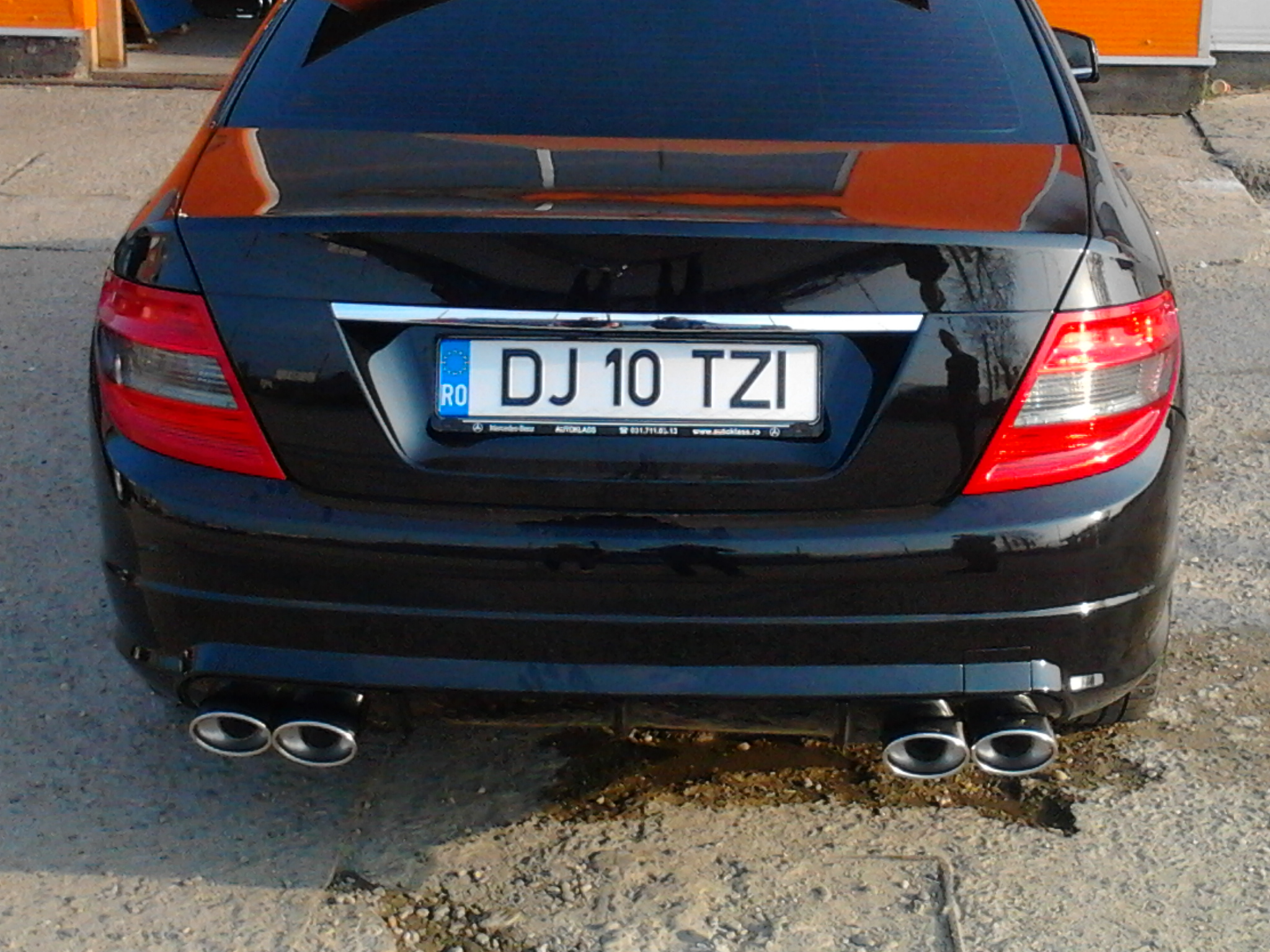 Ornament esapament inox tips oval 80x120 Inlet57 L220-stanga P127L AMG style 2 Mercedes C220 Tobe Dual by PILOT 09 Ornament esapament inox tips oval 80x120 Inlet57 L220-stanga P127L AMG style - imagine 2