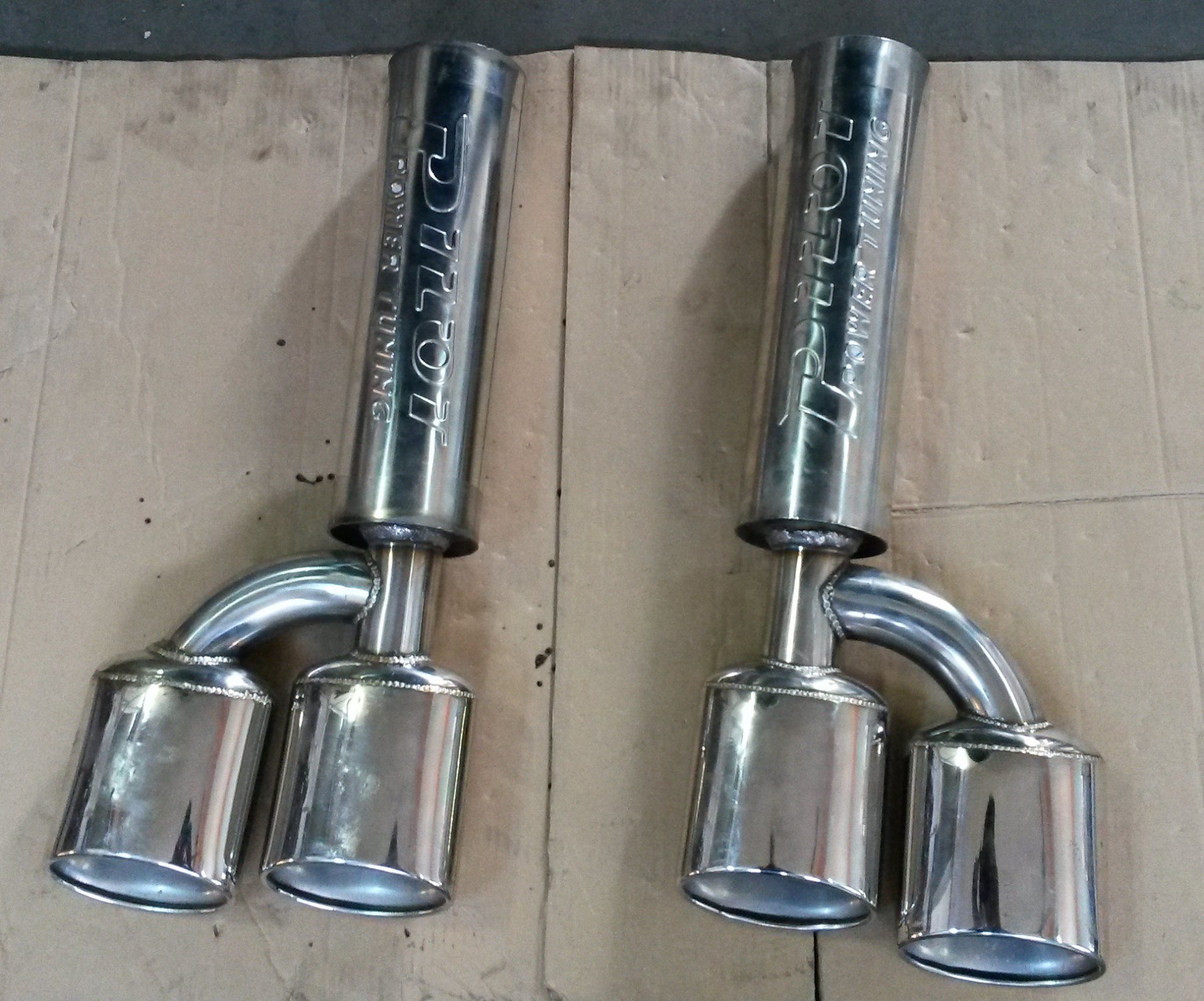 Ornament esapament inox tips oval 80x120 Inlet57 L220-stanga P127L AMG style 6 Mercedes Cklass 2012 dual exhaust by PILOT 02 Ornament esapament inox tips oval 80x120 Inlet57 L220-stanga P127L AMG style - imagine 6