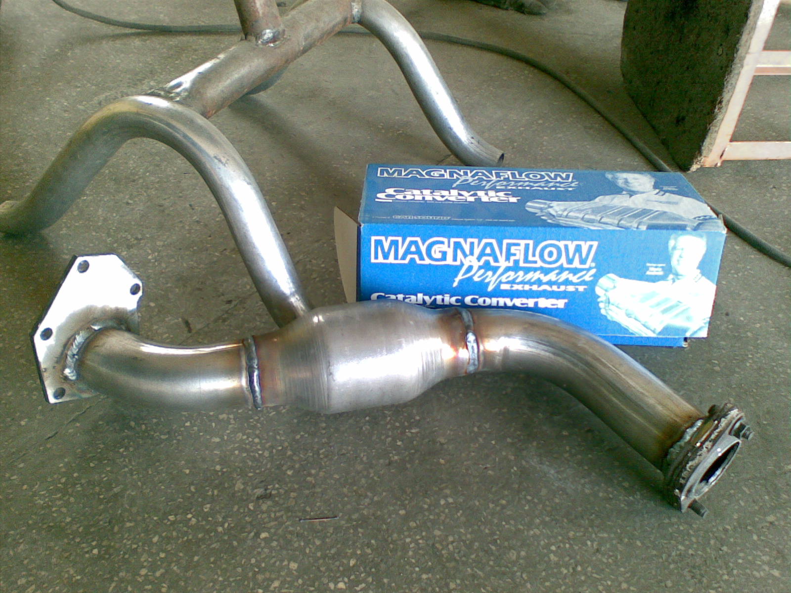 Catalizator universal metalic Magnaflow 59955 4 SubaruSTi 2008 DownpCatback02 Catalizator universal metalic Magnaflow 59955 - imagine 4