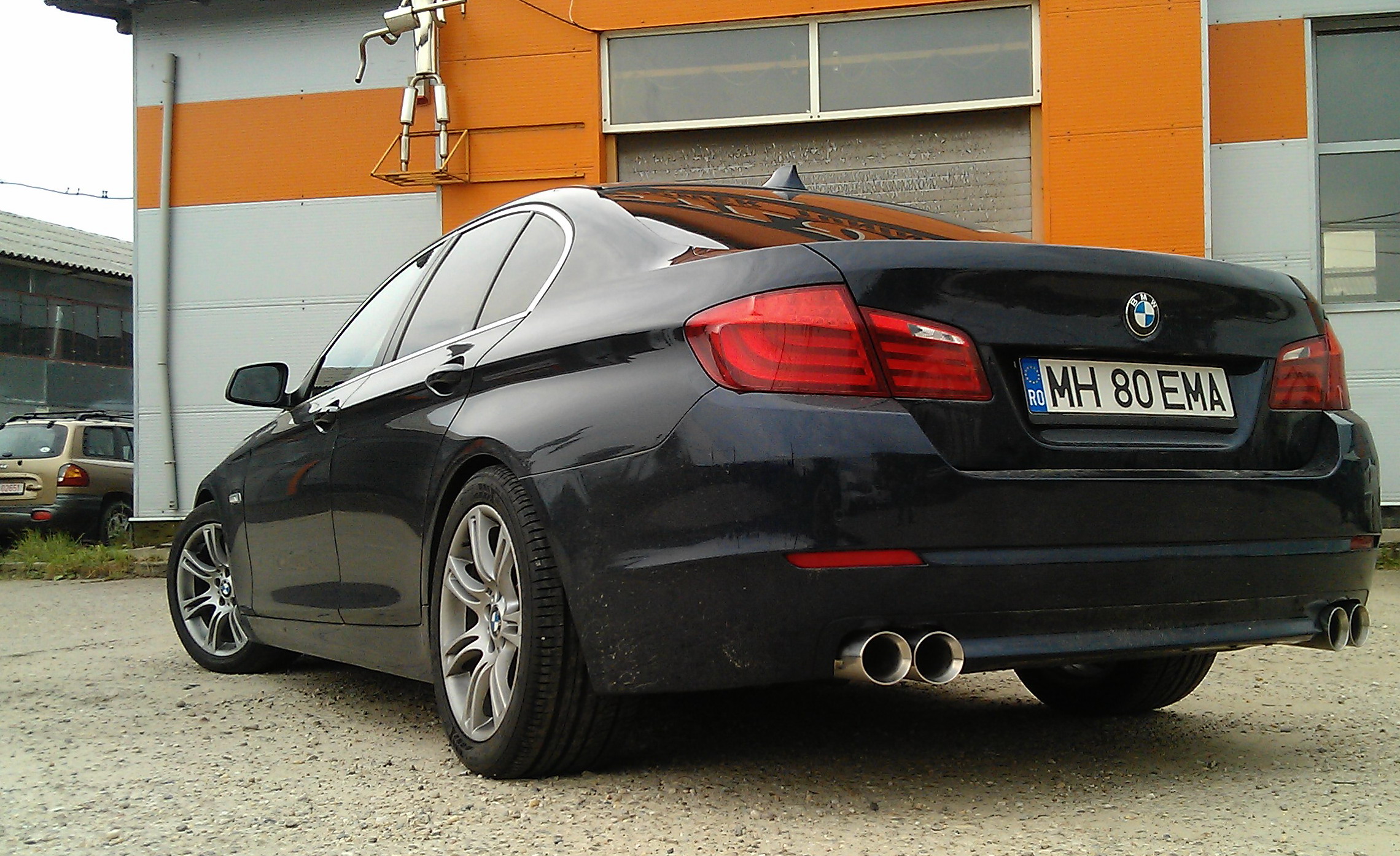 Toba inox sport PILOT-performance fi57 rot100 PP412225 3 BMW 5.er F10 tobe dual by PILOT 04 Toba inox sport PILOT-performance fi57 rot100 PP412225 - imagine 3