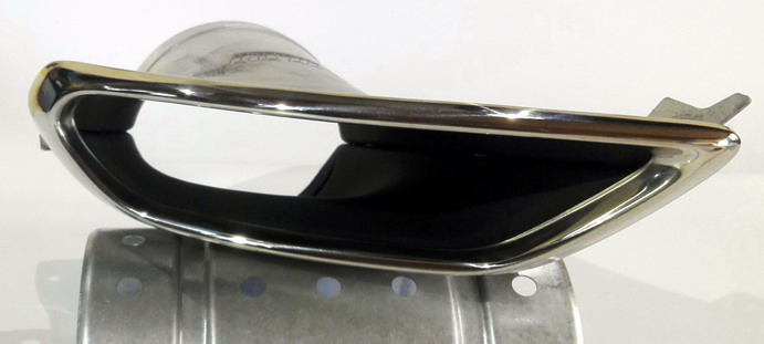 Ornament esapament inox tips direct-fit Ford Mondeo, Skoda Octavia3, Passat P707-L 4 P707 L Ornament esapament inox tips direct-fit Ford Mondeo, Skoda Octavia3, Passat P707-L - imagine 4