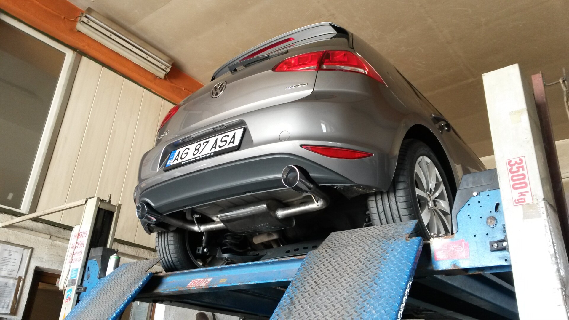 Toba inox sport PILOT-performance transversala cu iesiri dual IN 57- OUT 2X50 GW-CS-EM57 5 VW Golf7 dual muffler PILOT performance 02 Toba inox sport PILOT-performance transversala cu iesiri dual IN 57- OUT 2X50 GW-CS-EM57 - imagine 5