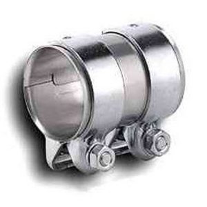 Colier esapament 75x125 tip teava, conector cu brida dubla